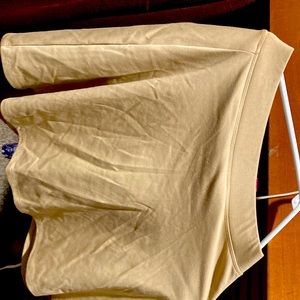 khaki skirt never worn with tags